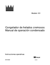 Taylor 161 Manual De Operación