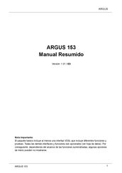 Argus 153 Manual Resumido