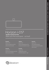 Boston Acoustics Horizon i-DS2 Manual Del Usuario