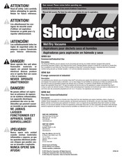 Shop-Vac QLH Serie Manual Del Usuario