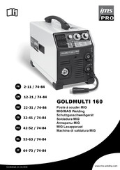 ims PRO GOLDMULTI 160 Manual Del Usuario