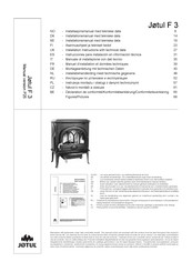 Jotul F 3 Manual De Instalación Con Información Técnica