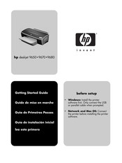 HP deskjet 9650 Guía De Instalación Inicial Lea Esto Primero