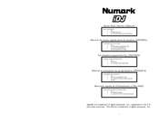 Numark iDJ Manual De Inicio Rápido Para El Usuario