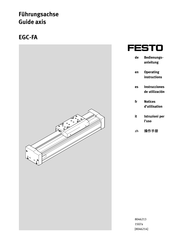 Festo EGC-FA Instrucciones De Utilizacion