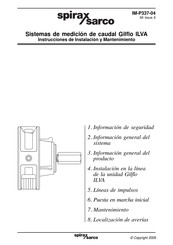 Spirax Sarco ILVA Instrucciones De Instalación Y Mantenimiento