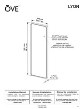 OVE LYON Manual De Instalación