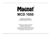Magnat MCD 1050 Información Importante Sobre La Instalación / Certificado De Garantía