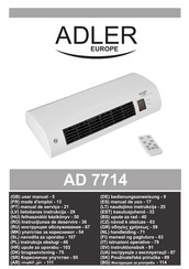 Adler europe AD 7714 Manual De Uso