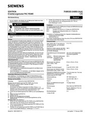 Siemens SENTRON PAC RS485 Instrucciones De Servicio
