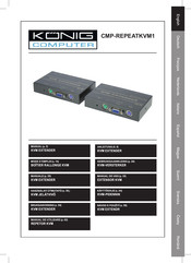 König CMP-REPEATKVM1 Manual De Uso