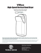 World Dryer VMax Manual Del Usario