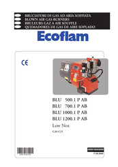 Ecoflam Low Nox BLU 1000.1 P AB Manual Del Usuario