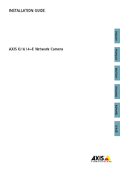 Axis Q1614-E Guia De Instalacion