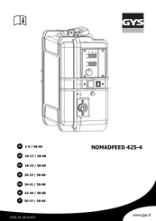 GYS NOMADFEED 425-4 Manual Del Usuario