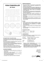 Sportplus SP-YR-001 Manual Del Usuario