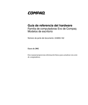 Compaq Evo Guía De Referencia Del Hardware