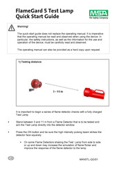 MSA FlameGard 5 Guia De Inicio Rapido