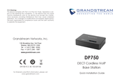 Grandstream DP750 Guia De Inicio Rapido