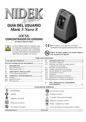 Nidek Medical Mark 5 Nuvo 8 Guia Del Usuario