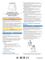 Garmin ECHOMAP Instrucciones De Instalación