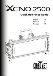 Chauvet Professional XENO 2500 Guía De Referencia Rápida