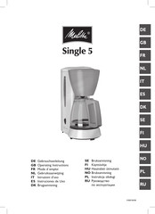 melitta Single 5 Instruciones De Uso