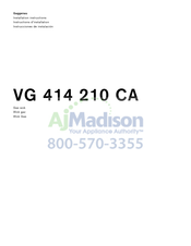Gaggenau VG 424 210 CA Instrucciones De Instalación