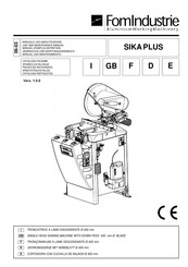 FOM INDUSTRIE SIKA PLUS Manual - Uso - Mantenimiento