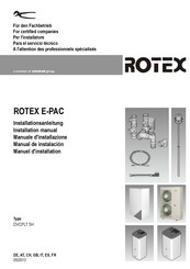 Daikin ROTEX E-PAC DVCPLT 5H Manual De Instalación