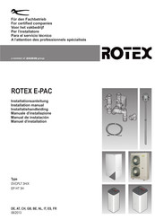 Daikin ROTEX E-PAC EP HT 3H Manual De Instalación