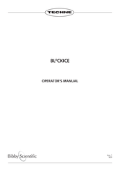 Techne BLoCKICE Manual Del Usuario