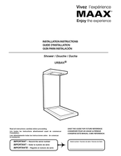 MAAX URBAN Guía Para Instalación