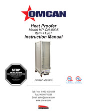 Omcan HP-CN-0035 Manual De Instrucciones