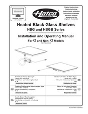 Hatco HBGB-3618 Manual De Instalación Y Operación
