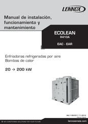 Lennox ECOLEAN R410A Manual De Instalación, Funcionamiento Y Mantenimiento