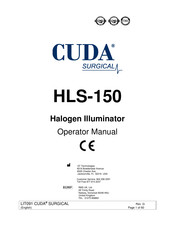 Cuda surgical HLS-150 Manual Del Operador