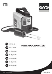 GYS POWERDUCTION 10R Manual De Instrucciones