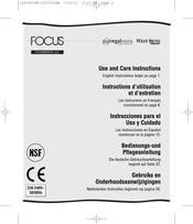 Focus 58010V Instrucciones Para El Uso Y Cuidado