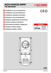 Scame ADVANCE-GRP 63A Instalación Uso Y Mantenimiento