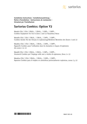 Sartorius Combics Y2 Instrucciones De Instalación