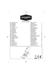 GreenWorks Tools 25157 Manual De Utilización