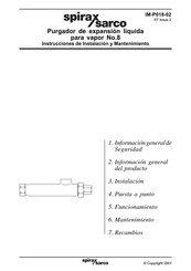 Spirax Sarco IM-P018-02 Instrucciones De Instalación Y Mantenimiento