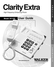 Walker Clarity Extra W1100 Guia Del Usuario