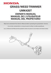 Honda UMK435T Manual Del Propietário