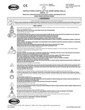 Sioux A Serie Instrucciones Y Lista De Piezas