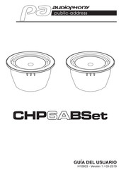 audiophony CHP6A-Bset Guia Del Usuario