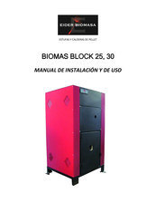 Eider Biomasa BLOCK 30 Manual De Instalación Y De Uso