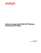 Avaya IP Office D100 SIP Guia Del Usuario