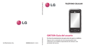 LG Electronics GM750h Guia Del Usuario